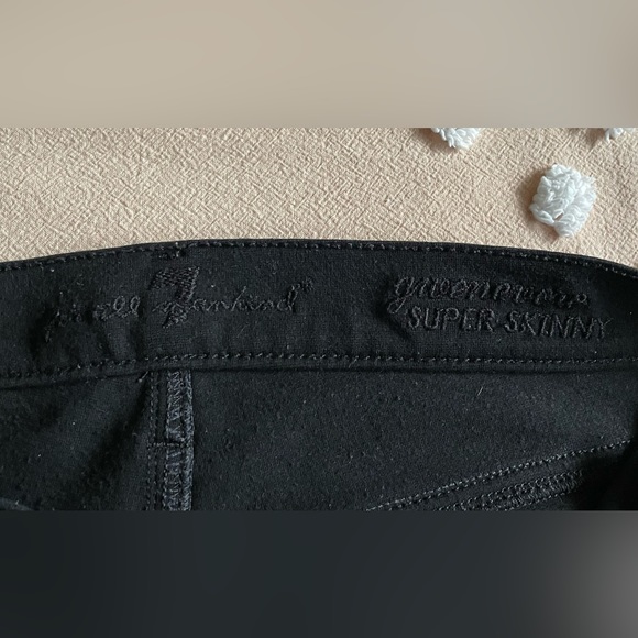 7 for all mankind Gwenevere Black super stretchy leggings - Picture 4 of 7